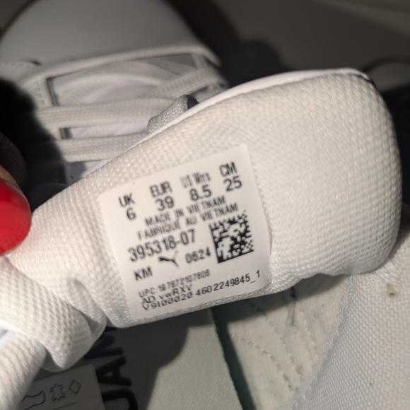 Puma White and Brown Sneakers - Picture 5 of 7